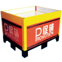 Multi-purpose supermarket moveable promotion desk/Supermarket metal folding promotion table/Steel display cart
